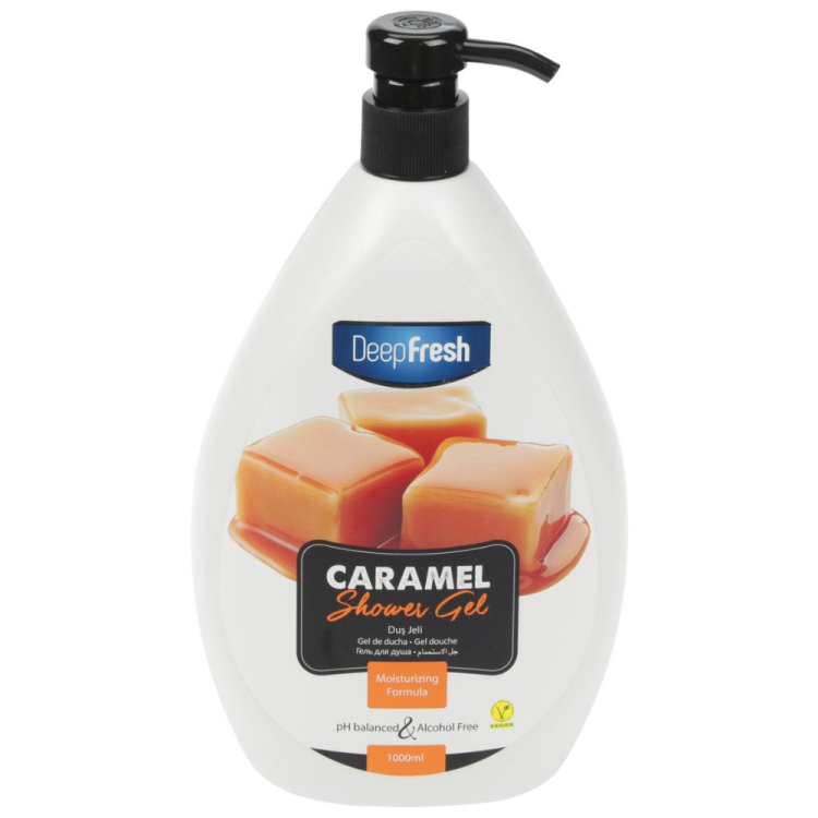 Żel pod prysznic z dozownikiem 1000 ml Karmel RAVI